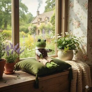 Haighs Chocolates Frog Plush Stuffed Animal rare Cute Collectible